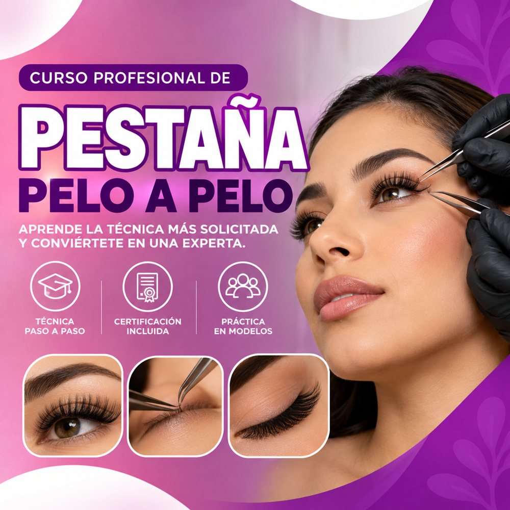 Curso de pestañas pelo a pelo